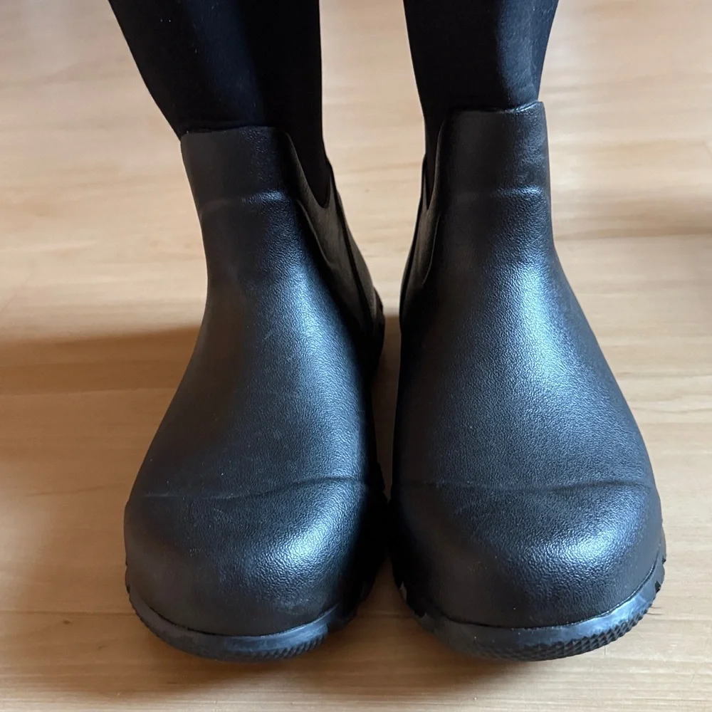 HABIT WATERPROOF ALL WEATHER RUBBER FARM WINTER BOOT WORKWEAR BLACK UNISEX SZ:4